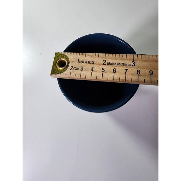 WORLD MARKET Dark Country Blue Medium Sized Coffee Mug No Spoon - Picture 8 of 8